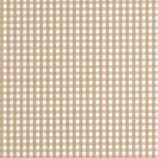 Kép 1/3 - Casadeco Kockás barna vlies tapéta Gingham Charm Camel 53 cm X 10 m
