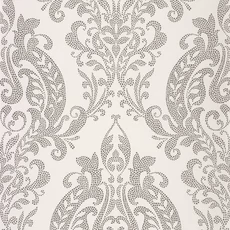 Kép 1/3 - Casadeco Klasszikus damaszt mintás bézs vlies tapéta Quintessence Beige 53 cm X 10 m