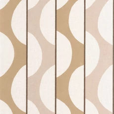 Kép 1/3 - Casadeco Csíkos rózsaszín-bézs vinyl tapéta hullámokkal Neora Rose Nude 53 cm X 10 m