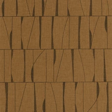 Kép 1/3 - Casadeco Absztrakt mintás barna vinyl tapéta Otavia Beige Cognac 53 cm X 10 m