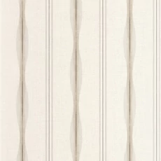 Kép 1/3 - Casadeco Szövethatású modern csíkos bézs vinyl tapéta Variation Blanc Craie 53 cm X 10 m