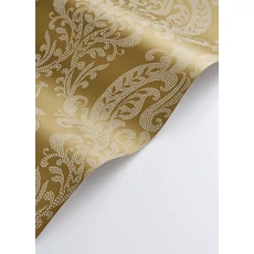 Kép 2/3 - Casadeco Klasszikus damaszt mintás bronz vlies tapéta Quintessence Bronze 53 cm X 10 m
