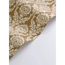 Kép 2/3 - Casadeco Barokk damaszt mintás sárga vlies tapéta Hypnose Mordore 53 cm X 10 m