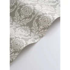 Kép 2/3 - Casadeco Barokk damaszt mintás szürke vlies tapéta Hypnose Bleu Grise 53 cm X 10 m