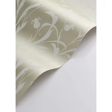 Kép 2/3 - Casadeco Modern zöld vlies tapéta szatén fénnyel Opaline Vert Amande 53 cm X 10 m