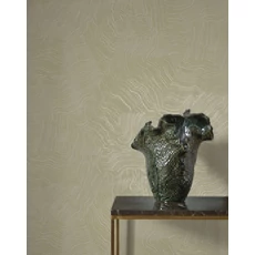 Kép 3/3 - Casadeco Moaré mintás elegáns zöld vlies tapéta Infusion Vert Amande 53 cm X 10 m