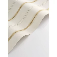 Kép 2/3 - Casadeco Szövethatású modern csíkos bézs vinyl tapéta Variation Beige Sable 53 cm X 10 m