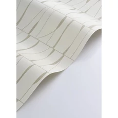 Kép 2/3 - Casadeco Absztrakt mintás törtfehér vinyl tapéta Otavia Blanc Craie 53 cm X 10 m