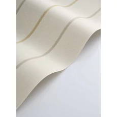 Kép 2/3 - Casadeco Klasszikus szövethatású csíkos bézs vlies tapéta Plaid Line Beige Sable 53 cm X 10 m