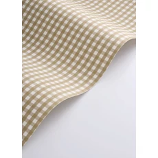 Kép 2/3 - Casadeco Kockás barna vlies tapéta Gingham Charm Camel 53 cm X 10 m