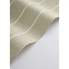Kép 2/3 - Casadeco Klasszikus szövethatású csíkos zöld vlies tapéta Plaid Line Vert Amande 53 cm X 10 m