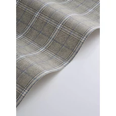 Kép 2/3 - Casadeco Textil hatású kockás kék vlies tapéta Gentle Thread Bleu Denim 53 cm X 10 m