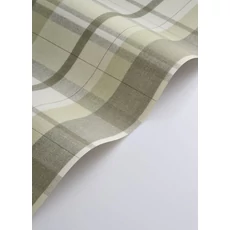 Kép 2/3 - Casadeco Szövethatású kockás zöld vlies tapéta Tartan Touch Vert Amande 53 cm X 10 m