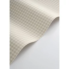 Kép 2/3 - Casadeco Tyúklábmintás bézs vlies tapéta Houndstooth Beige Lin 53 cm X 10 m