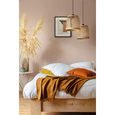 Kép 3/3 - Caselio Halszálka mintás bézs vinyl tapéta Chevron Uni Lin Fonce 53 cm X 10 m