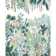 Kép 1/2 - Caselio Trópusi esőerdős zöld vlies poszter tapéta Panoramique Foret D'Emeraude Vert 225 cm X 2,8 m