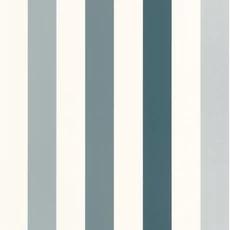 Kép 1/3 - Caselio Csíkos kék vinyl tapéta Stay Positive Bleu Canard 53 cm X 10 m