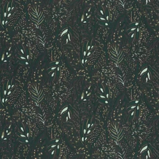 Kép 1/3 - Caselio Apró levél mintás sötétzöld vlies tapéta Jade Vert Emeraude 53 cm X 10 m