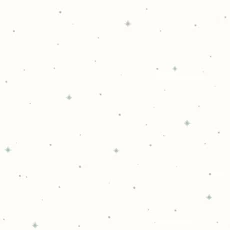 Kép 1/3 - Caselio Csillagos fehér vlies tapéta Rever Menthe 53 cm X 10 m