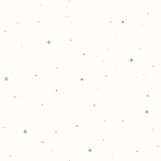 Kép 1/3 - Caselio Csillagos fehér vlies tapéta Rever Camel 53 cm X 10 m