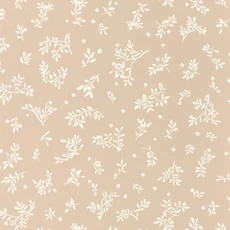 Kép 1/3 - Caselio Romanitkus apró virágos bézs vinyl tapéta Callisto Sable 53 cm X 10 m