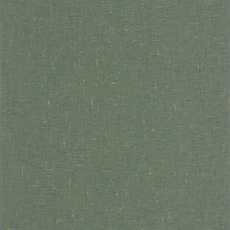 Kép 1/3 - Caselio Szövet hatású zöld vinyl tapéta metál fénnyel Gaze Metal Vert Eucalyptus Dore 53 cm X 10 m