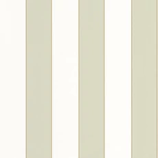 Kép 1/3 - Caselio Elegáns csíkos zöld vinyl tapéta arany széllel Moonlight Golden Lines Vert Amande Dore 53 cm X 10 m