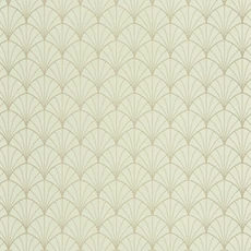 Kép 1/3 - Caselio Pálma mintás art deco zöld-arany vinyl tapéta Edgar Vert Amande Or 53 cm X 10 m