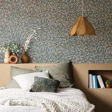 Kép 3/3 - Caselio Szövethetású barna vinyl tapéta Uni Mat Canelle 53 cm X 10 m