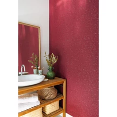 Kép 3/3 - Caselio Szövet hatású bordó vinyl tapéta metál fénnyel Gaze Metal Pourpre Or 53 cm X 10 m