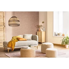 Kép 3/3 - Caselio Beton hatású sárga vinyl tapéta Beton Uni Ivoire 53 cm X 10 m