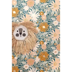 Kép 3/3 - Caselio Százszorszépes kék-sárga vlies tapéta Marguerite Bleu Nuit Rose 53 cm X 10 m