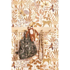 Kép 3/3 - Caselio Dzsungel mintás rózsaszín vlies tapéta Jane Blanc Vieux Rose 53 cm X 10 m