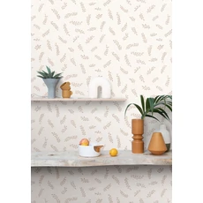 Kép 3/3 - Caselio Kalász mintás bézs vlies tapéta Iris Beige 53 cm X 10 m