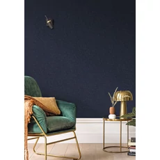 Kép 3/3 - Caselio Szövet hatású sötétkék vinyl tapéta metál fénnyel Gaze Metal Bleu Nuit Cuivre 53 cm X 10 m