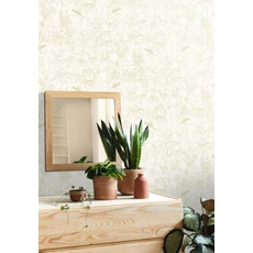 Kép 3/3 - Caselio Flamingó mintás elegáns bézs vinyl tapéta Le Cap Beige Irise 53 cm X 10 m