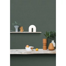 Kép 3/3 - Caselio Szövethetású sötétzöld vinyl tapéta Uni Mat Sapin 53 cm X 10 m