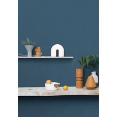 Kép 3/3 - Caselio Szövethetású sötétkék vinyl tapéta Uni Mat Bleu Madura 53 cm X 10 m