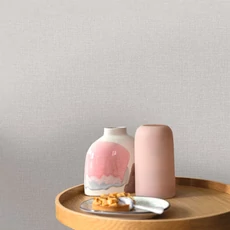 Kép 3/3 - Caselio Szövethetású szürke vinyl tapéta Uni Mat Gris Clair 53 cm X 10 m