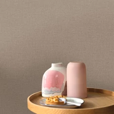 Kép 3/3 - Caselio Szövethetású szürkés barna vinyl tapéta Uni Mat Gazelle 53 cm X 10 m