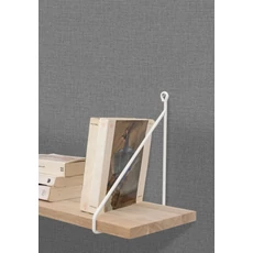 Kép 3/3 - Caselio Szövethetású sötétszürke vinyl tapéta Uni Mat Gris Fonce 53 cm X 10 m