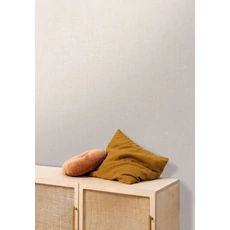Kép 3/3 - Caselio Lenvászon hatású drapp vinyl tapéta Uni Mat Taupe Clair 53 cm X 10 m
