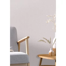 Kép 3/3 - Caselio Lenvászon hatású törtfehér vinyl tapéta Uni Mat Gris Souris 53 cm X 10 m