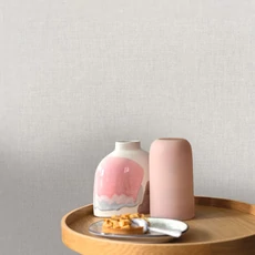 Kép 3/3 - Caselio Lenvászon hatású szürke vinyl tapéta Uni Mat Gris Etain 53 cm X 10 m