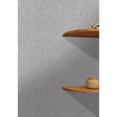 Kép 3/3 - Caselio Lenvászon hatású szürke vinyl tapéta Uni Mat Gris Acier Fonce 53 cm X 10 m