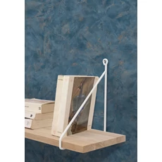 Kép 3/3 - Caselio Texturált kék vinyl tapéta finom bronz fénnyel Uni Metallise/Nacre Bleu Cuivre 53 cm X 10 m