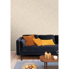 Kép 3/3 - Caselio Elegáns texturált bézs vinyl tapéta Patine Uni Beige Fonce 53 cm X 10 m