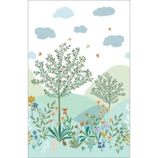 Kép 1/2 - Caselio Mező virágai mintás vlies poszter tapéta Heidi Vert 250 cm X 3,1 m