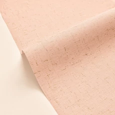 Kép 2/3 - Caselio Szövet hatású rózsaszín vinyl tapéta metál fénnyel Gaze Metal Rose Or 53 cm X 10 m