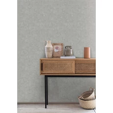 Kép 3/3 - Caselio Beton hatású ezüstszürke vinyl tapéta Beton Uni Etain 53 cm X 10 m
